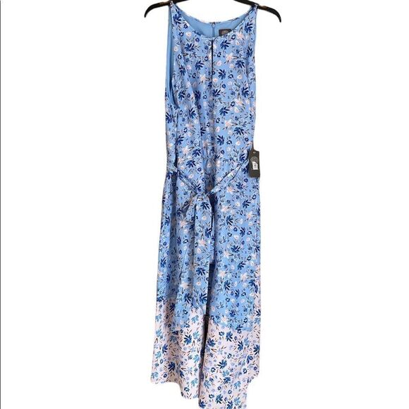 VINCE CAMUTO Floral Colorblock Midi DRess size 20W - Picture 2 of 8